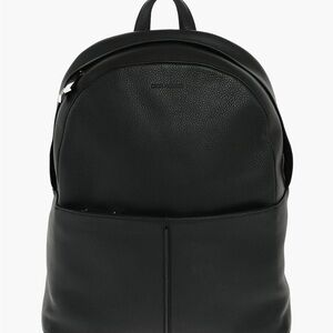 Dior Homme black leather backpack